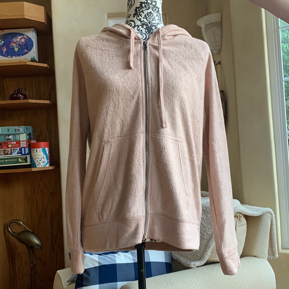 Billabong Light Pink Womens Zip Up Size M